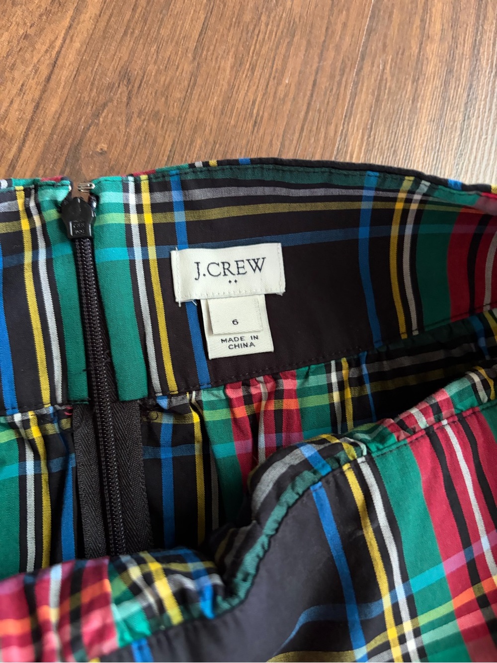 Plaid Jcrew Skirt - Picture 2 of 3